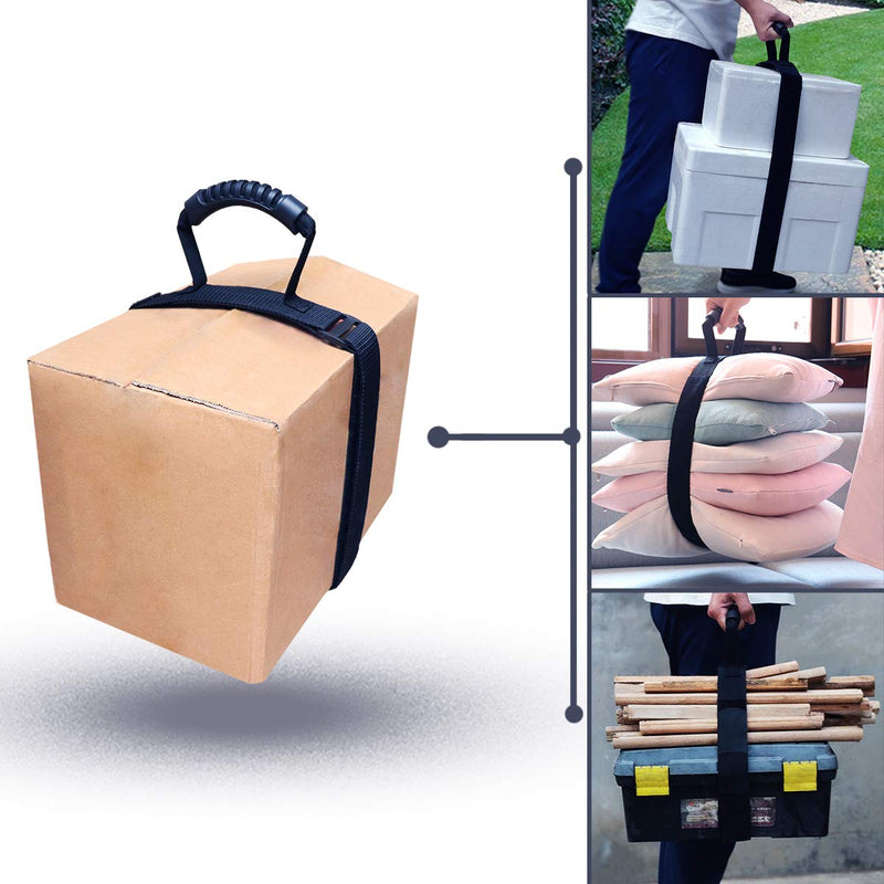Heavy Duty Luggage Lashing Strap Holder for Bulky Item with Handle XL Tie Down Adjustable Strap Cinches Tight for a Secure Hold Max Load for 154 LBs Ideal for Bulky Items Traveling Black - NewNest Australia