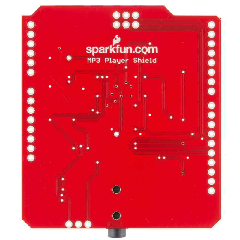SparkFun MP3 Player Shield- MP3 decoder- Turn Any Compatible with Arduino Board into a Fully Functional MP3 Player- 3.5mm Audio Out Jack- 0.1" Spaced Header for Speaker Out- microSD Card Slot - NewNest Australia
