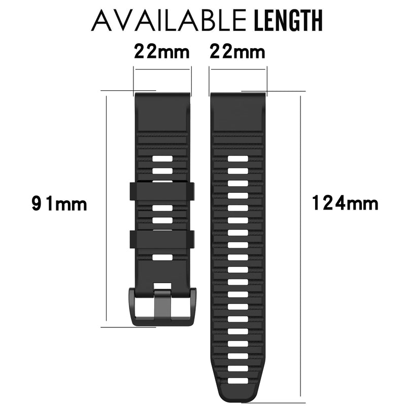 Band for Garmin Approach S60 S62, Quick Fit Band Replacement for Garmin Approach S60/Approach S62/Quatix 5/Quatix 6 (No Tracker, Replacement Bands Only) 5PCS Bands-Boy - NewNest Australia
