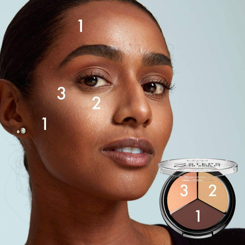 NYX Professional Makeup 3 Steps To Sculpt - Light, 0.079 kg - NewNest Australia