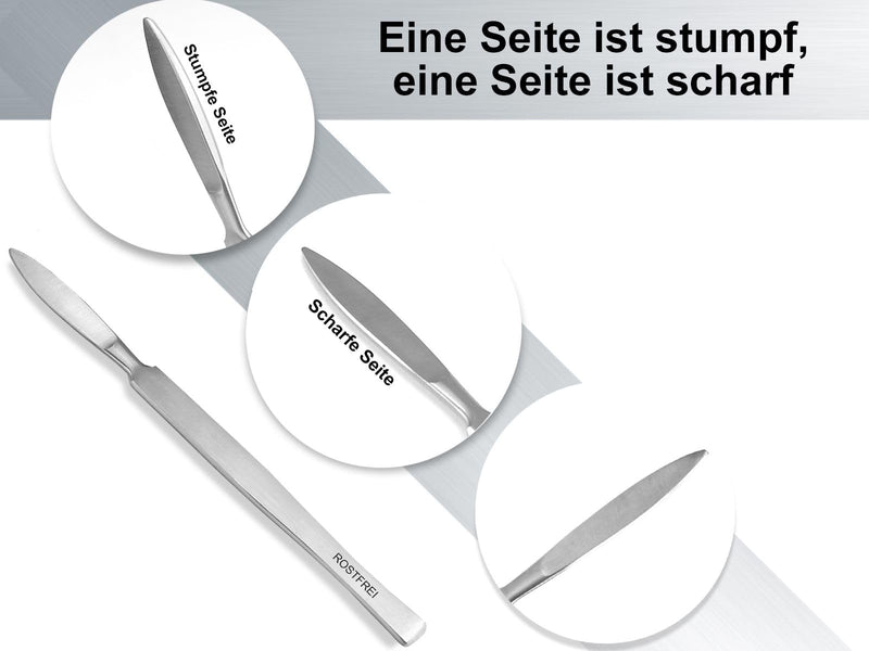 Professional callus scraper, sharpened scalpel made of stainless steel, callus remover, pedicure scraper for gentle removal of calluses for foot care - NewNest Australia