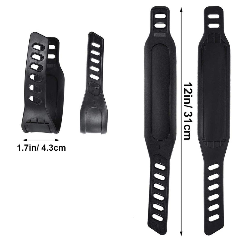 Exercise Bike Pedal Straps, Heavy Duty Adjustable Length Universal Pedal Strap Fits Most Bike Pedals Exercise Bike Bicycle Cycle for Home or Gym 4pcs - NewNest Australia