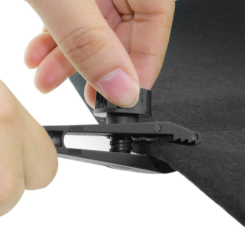 HengLiSam Tarp Clips, Heavy Duty Lock Grip, Clamps Withstand 60mph Strong Wind Fit for Awnings, Outdoor Camping, Caravan Canopies, Car Covers, Swimming Pool Covers (10 pcs) 10pack - NewNest Australia