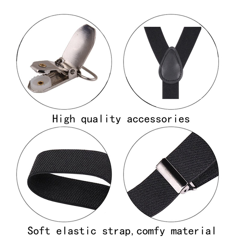 Aonat, Suspenders For Men Heavy Duty Men Braces Wide Extra Strong Clips Y Shape Durable Elastic Adjustable Men'S Suspenders - Long One Size Fits All Men And Women - NewNest Australia