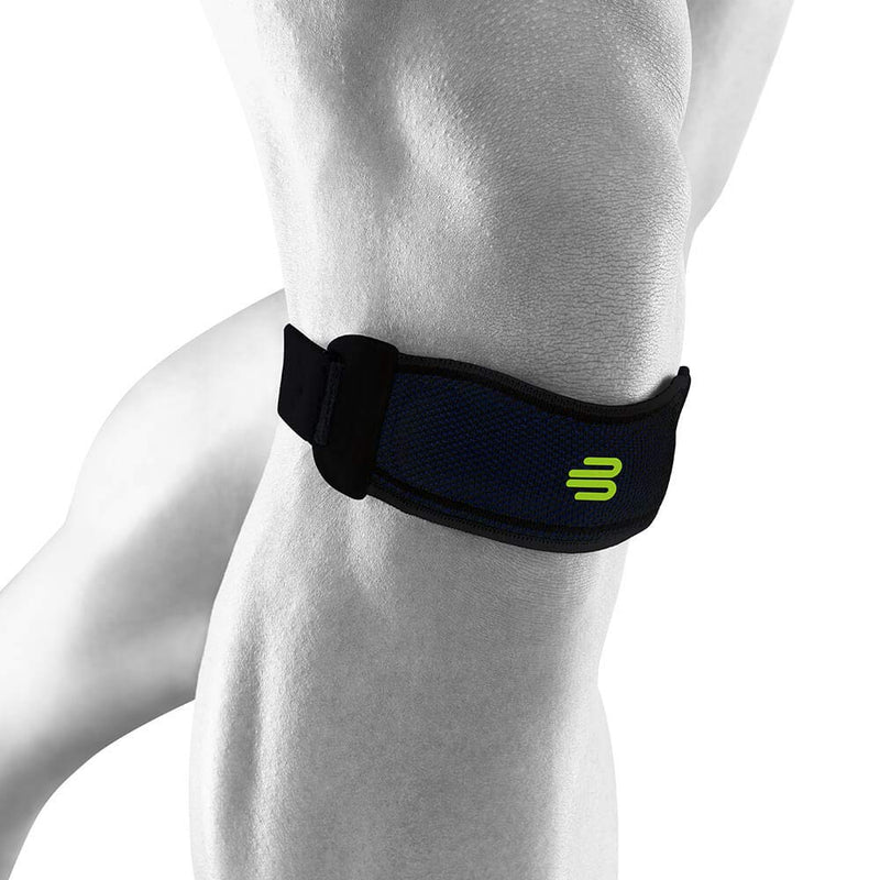 Bauerfeind, 1 Unisex Knee Sports Strap, Can Be Worn On The Right And Left, For Ball Sports, Athletics, Pressure Relief, Silicone Ring, Size. M, Black, 11449421170012 - NewNest Australia