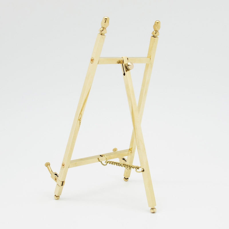 NewNest Australia - TOPNIKE Table Top Easel, Art Display Easels, Brass Plate Stands for Display, 10 Inch, 250MM 