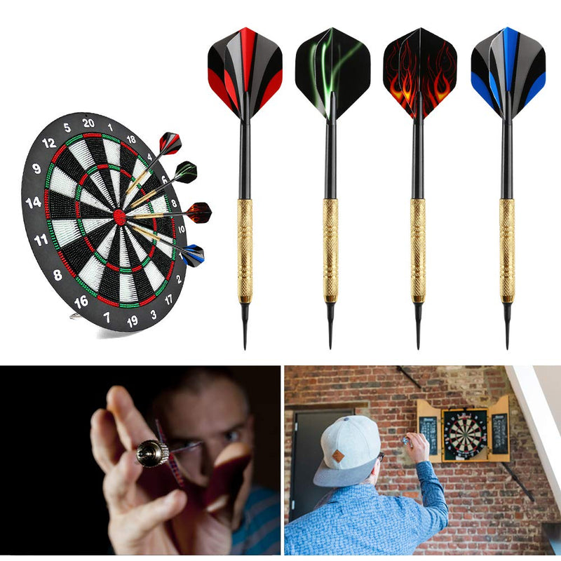 Accmor 12 Pcs Darts Plastic Tip, Soft Tip Darts Set, 14g Plastic Tipped Dart, Attach Extra 36 Black 2BA Replacement Tips, Soft Tip Darts for Electronic/Plastic Dartboard Red ,Blue, Green-Classic - NewNest Australia
