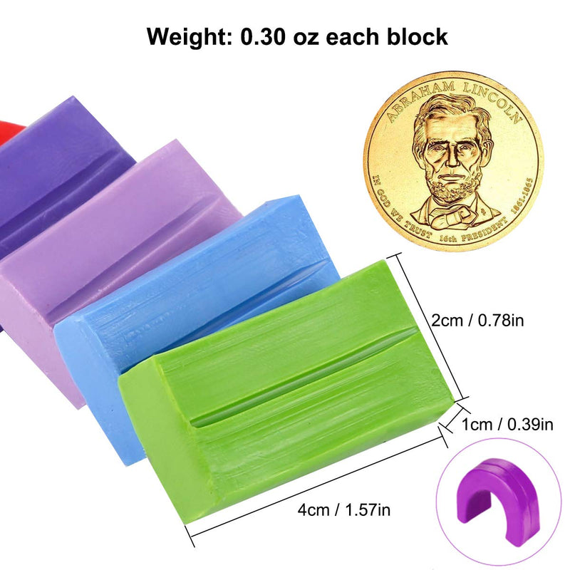 CiaraQ 24 Colors Small Block Polymer Clay Starter kit, Oven Bake Clay, CPSC Conformed Non-Toxic Molding DIY Clay, Great for Kids, Beginners. A -24 Colors - NewNest Australia
