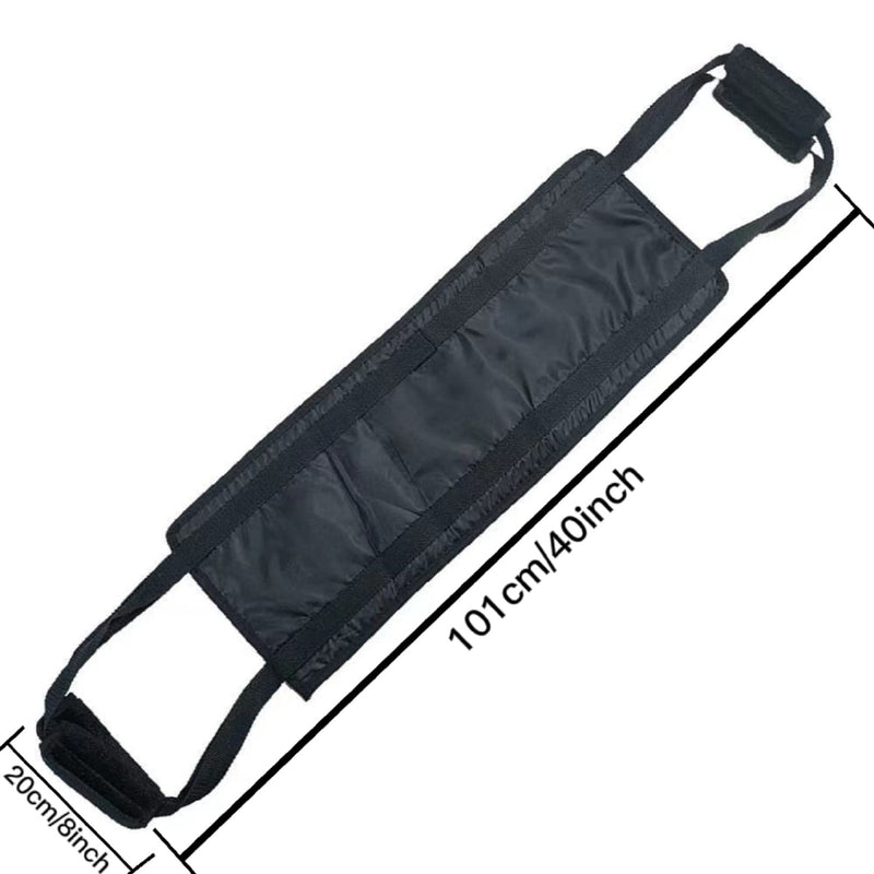 Healthman 40 Inch/101cm Padded Bed Transfer Nursing Sling, Mobile Standing and Lifting Safety Aids for The Disabled, Elderly and Injured, Transfer Belt & Handle Back Lift Mobility Belt for Patient - NewNest Australia