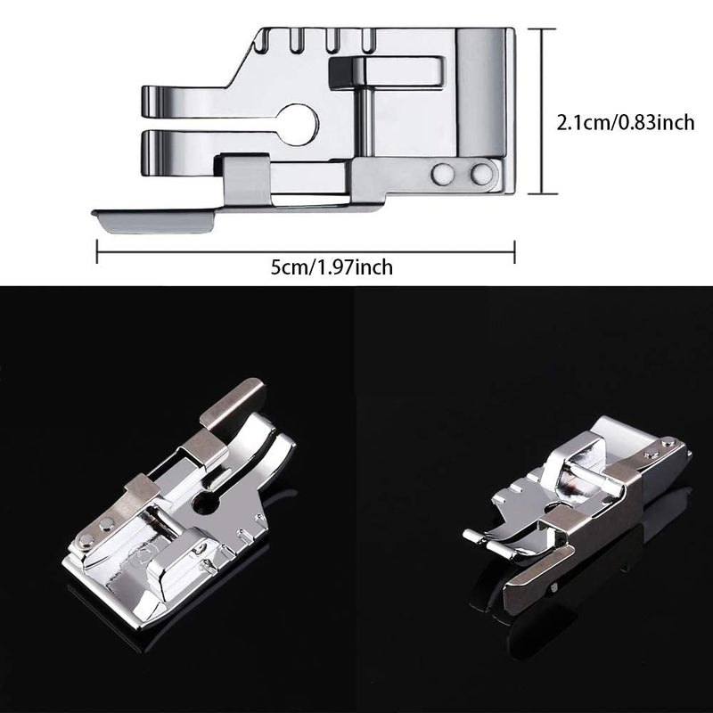 1/4 inch Presser Foot Quilting Patchwork Foot with Edge Guide, 1/4 Inch Clear View Quilting Presser Foot, Fit for Singer Brother Babylock Janome Simplicity Low Shank Sewing Machine（2pcs） 2pcs - NewNest Australia