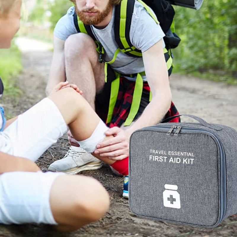 Ghzste Pack of 2 Medicine Bag Large Capacity Waterproof Medical Emergency Bag, Empty Waterproof First Aid Medication Bag for Travel Outdoor - NewNest Australia