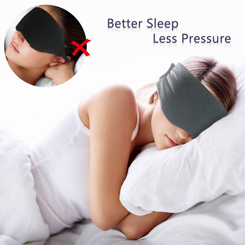 Sysrion Sleep Mask - Ultra Soft Comfortable Sleeping Mask for for Home Sleep Travel Shift Work, Nose Pad Designed Light Blocking Eye Blinder, Fully Adjustable Strap and Skin Friendly - NewNest Australia