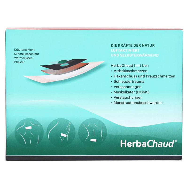 Herba Chaud, HerbaChaud 1005928 Natural heat plaster, 6 pieces - NewNest Australia