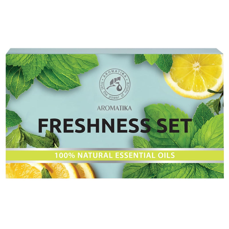 Essential Oils Set 3 X 10 Ml - Pure Fresh Set With Peppermint Oil Lemon Oil Melissa Oil - 30 Ml - Aromatherapy Gift Set For Diffuser - Fragrance Oils For Diffusers And Soap Making - NewNest Australia