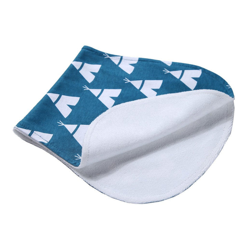 Baby Burp Cloths Baby Burp Set Curved Absorbent and Soft Valuable 4 Pack Multicolor - NewNest Australia