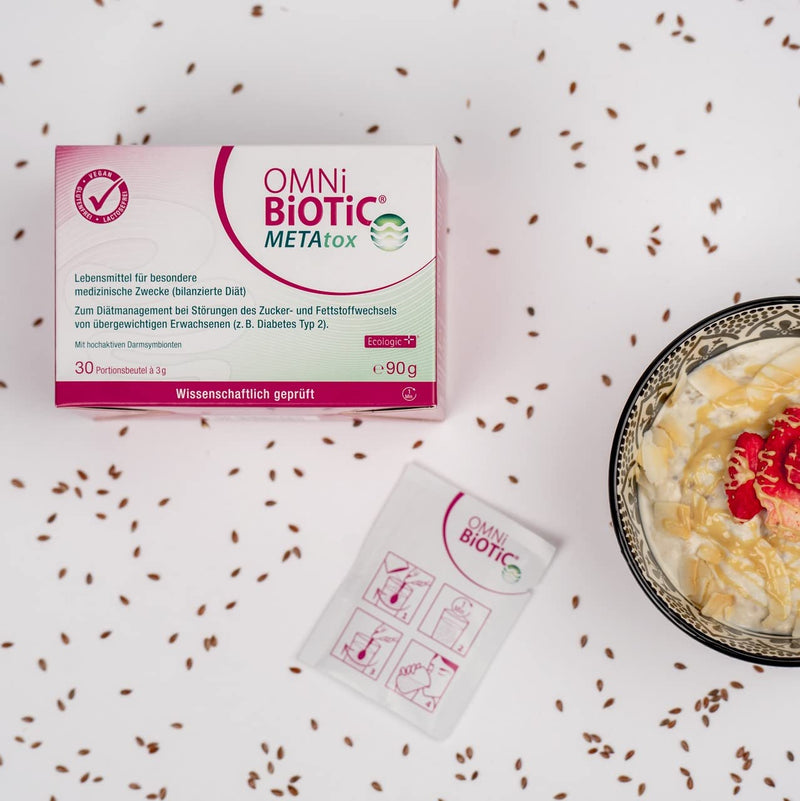 Omni Biotic Metatox, 30 Servings (90G), 9 Bacterial Strains, 15 Billion Organisms Per Daily Dose, Powder, With Magnesium And Manganese, Vegan, For Daily Use, With Bacteria For The Intestinal Flora - NewNest Australia