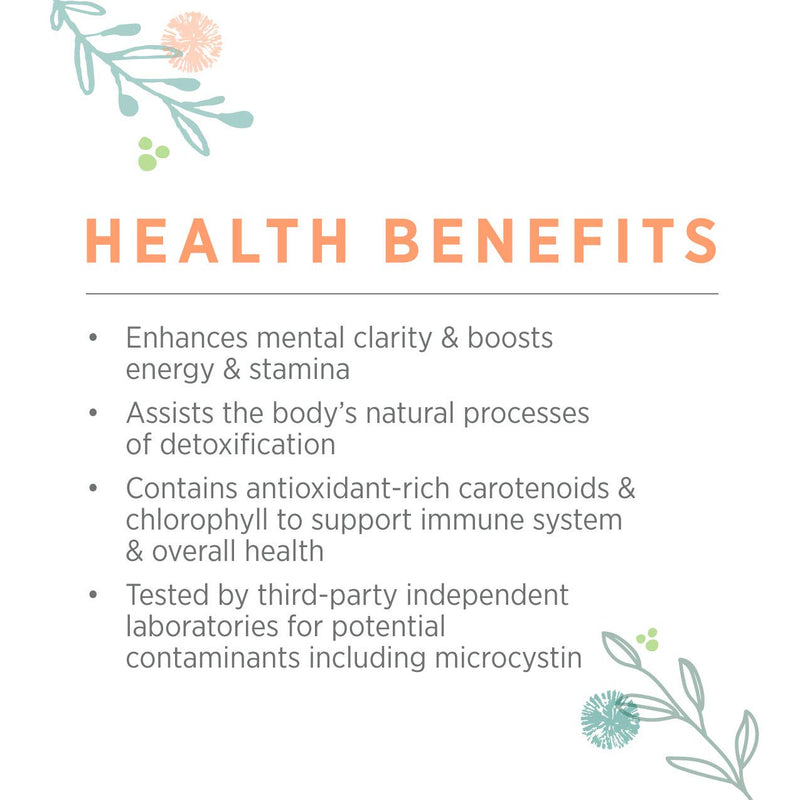 Pure Synergy Blue-Green Algae | 90 Capsules | Made with Organic Ingredients | Non-GMO | Vegan | Sourced from Upper Klamath Lake Oregon - NewNest Australia