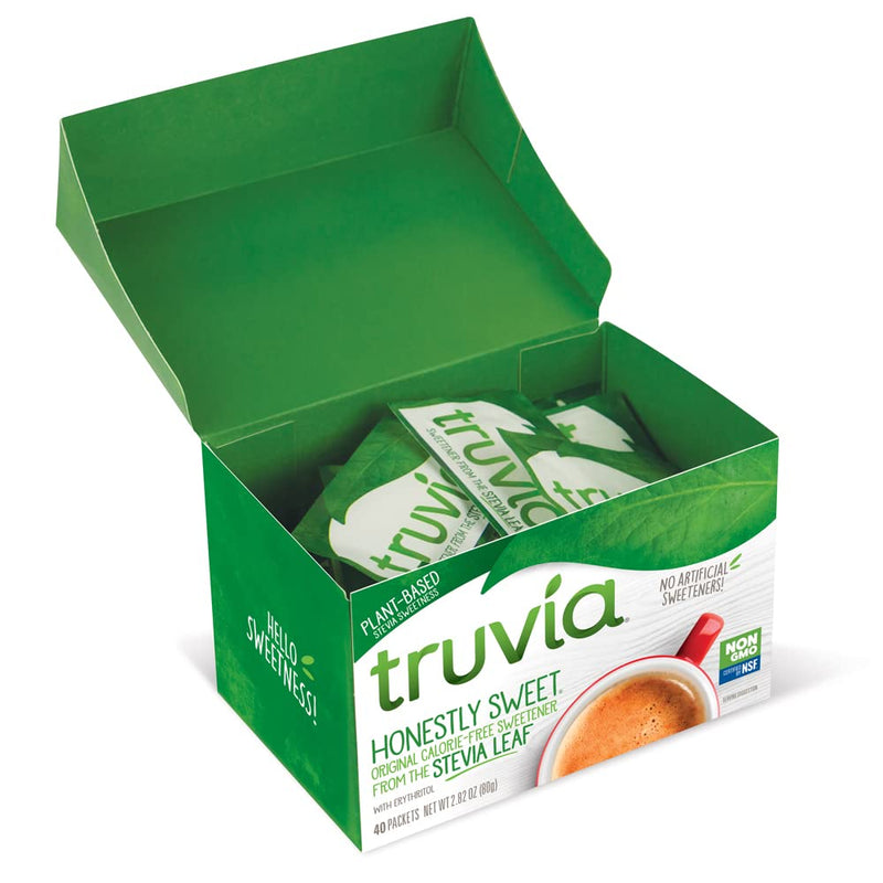 TRUVIA Natural Zero Calorie Sweetener, 40 pieces - NewNest Australia