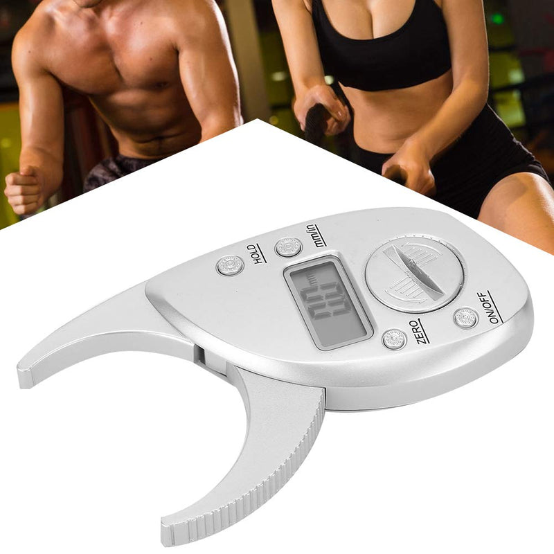 Body Fat Caliper, Portable Measuring Tape Skinfold Measure Scale Personal Fitness Tester Electronic Calipers Digital BMI Calculator with LCD Screen Health Analyzer for Accurately Weight Loss Tool - NewNest Australia
