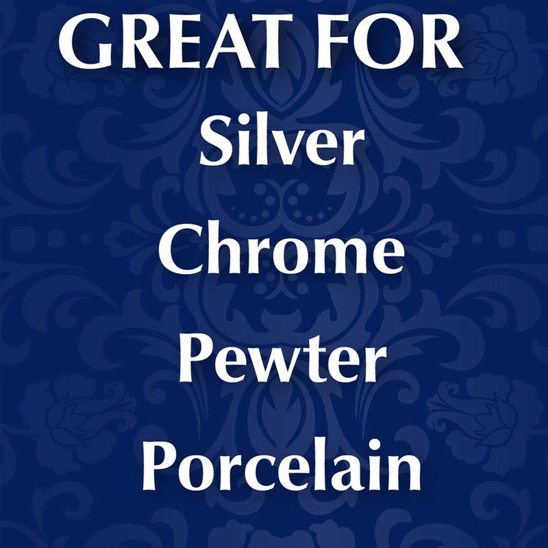Wright's Silver Cleaner and Polish Cream - 8 Ounce 2 Pack with Polishing Cloth - Ammonia-Free - Gently Clean and Remove Tarnish without Scratching - NewNest Australia