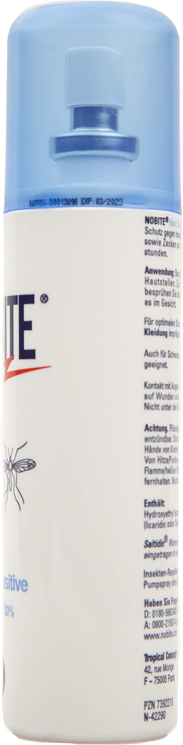 NOBITE Skin Sensitive, insect protection for application to the skin (100 ml) - NewNest Australia