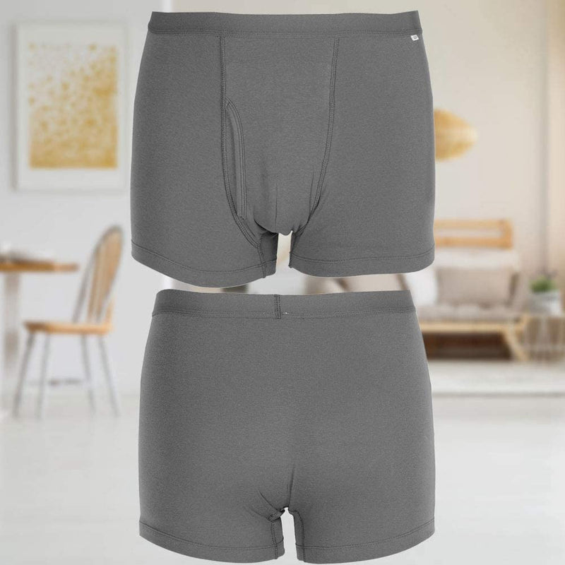 Incontinence Boxers Men,Men's Incontinence Underwear, Reusable Washable Urinary Incontinence Cotton Boxer Brief Underwear with Front Absorbent Area for Prostate Surgical, Elder, Long Driving(XXL) - NewNest Australia