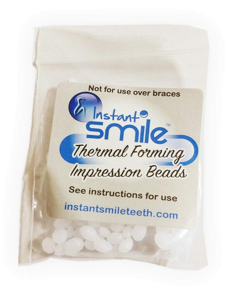 8 Packages of Instant Smile Billy Bob Replacement Thermal Adhesive Fitting Beads for Fake Teeth - NewNest Australia