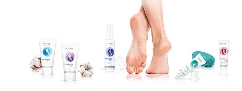 Keratolin Foot Gel For Corns, Calluses and Warts Remover Thickened Skin And Nails Cream Kit 40% Urea 15 ml Knees Elbows And Heels By Biotrade - NewNest Australia