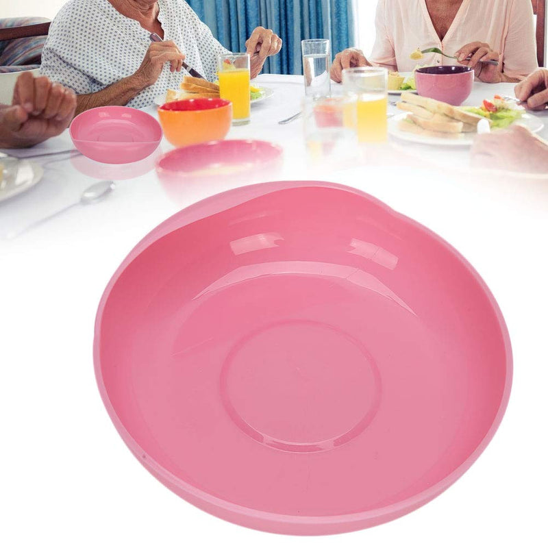Scoop Plate, Spillproof Unbreakable Round Scoop Dish for Elderly Disabled Handicapped Scoop Bowl Plate Eating Aid with Non Skid Rubber Padded Bottom for Independent Eating - NewNest Australia