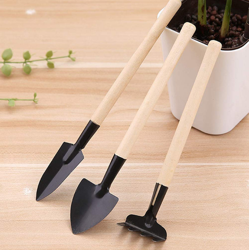 luzen 3 Pieces Small Gardening Hand Shovel Garden Trowel Transplanter Lightweight Comfortable Ergonomic Handle Gardening Tool Set Potted Plants Handle Garden Tool for Houseplant - NewNest Australia