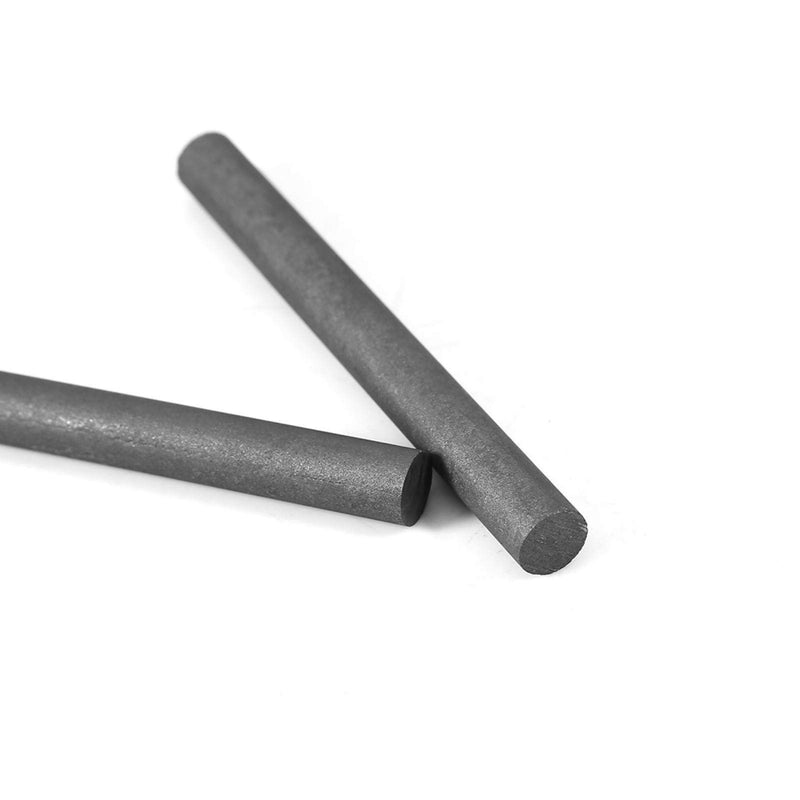 5Pc Graphite Rod Length 100mm Diameter 10mm Electrode Cylinder Rod 99.9% Carbon Graphite Rod Black for Metallurgy, Chemical Industry and Light Industry - NewNest Australia