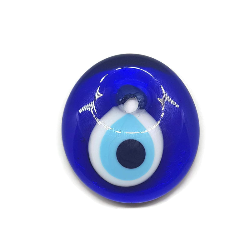 NewNest Australia - Mystic Jewels - Wall Hanging Ornament - Turkish Glass Evil Eye - Home House Car Gift - (one Sided) with Bag & Description in 5 Different Languages 