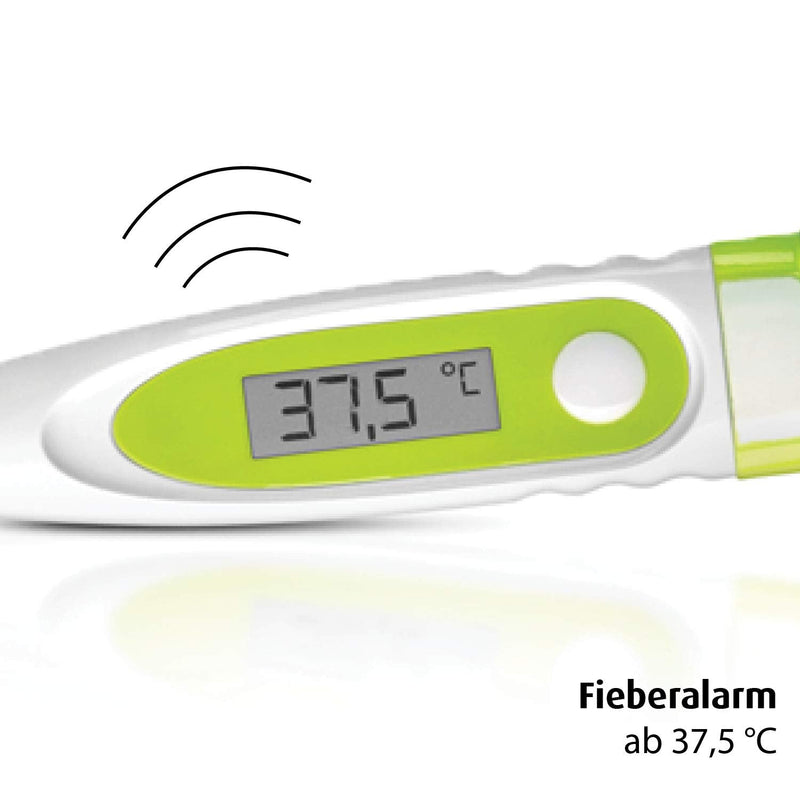 Reer 9808 Digital Fever Thermometer for Baby, Flexible Tip, with Cute Frog Motif, Digital Fever Thermometer, Frog, 1 Piece (Pack of 1) - NewNest Australia