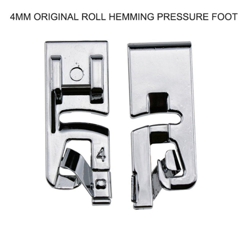 Narrow Rolled Hem Foot 3 mm, 4 mm, 6 mm Fits All Low Shank Snap-On Singer, Brother, Babylock, Euro-Pro, Janome, Kenmore, White, Juki, New Home - NewNest Australia