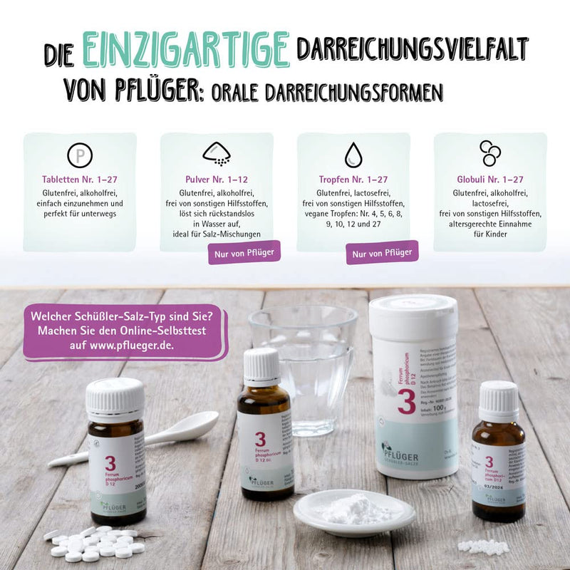 PFLÜGER Schüßler Salts No. 23 Sodium bicarbonicum D6 - 400 tablets - The supplement for acid buffering - gluten-free - NewNest Australia