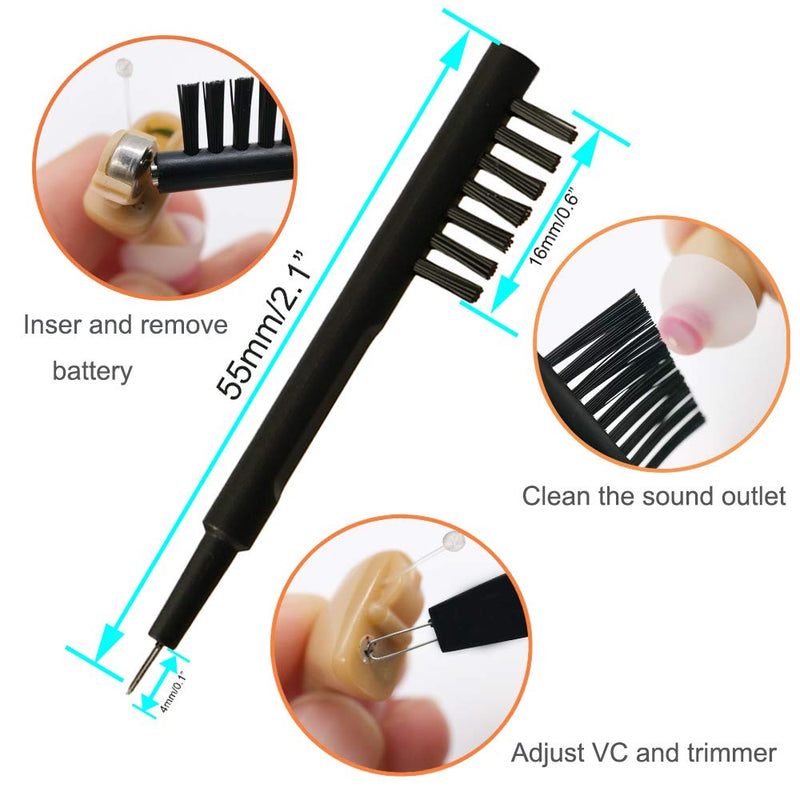 8 pieces hearing aid amplifier cleaning tools, earbuds/Headphones/Airpods cleaner brush kits with case - NewNest Australia