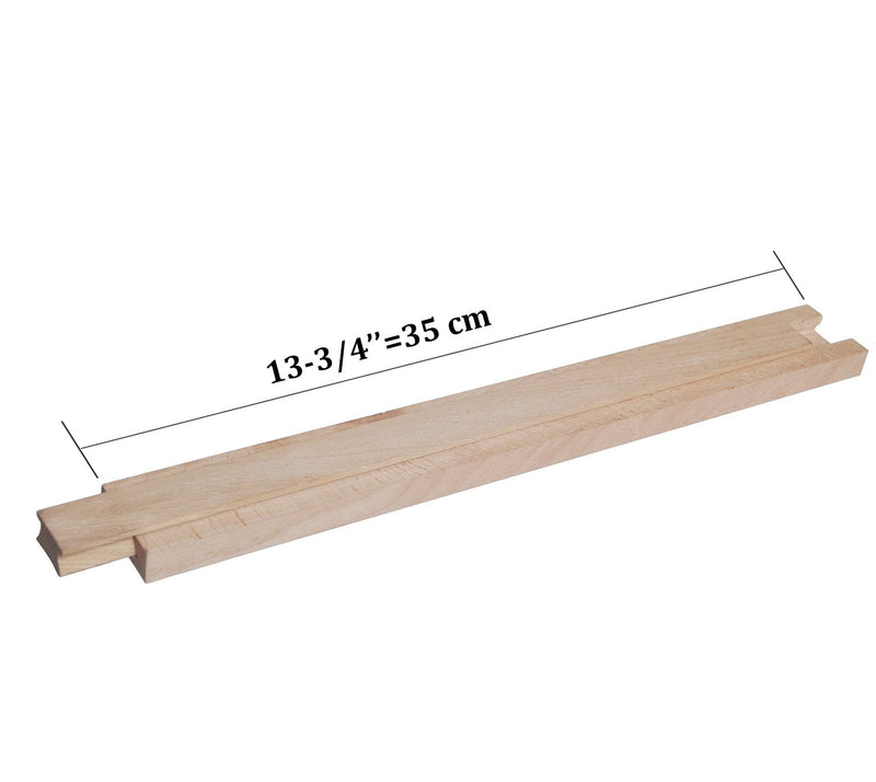 Btibpse Wooden Drawer Slides 13-3/4 Inches Classic Wood Center Guide Track (13-3/4'') 13-3/4'' - NewNest Australia