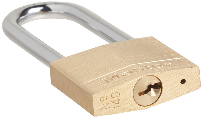 Master Lock 140DLH Padlock, 1 Pack, Bronze/Silver Extra Long Shackle - NewNest Australia