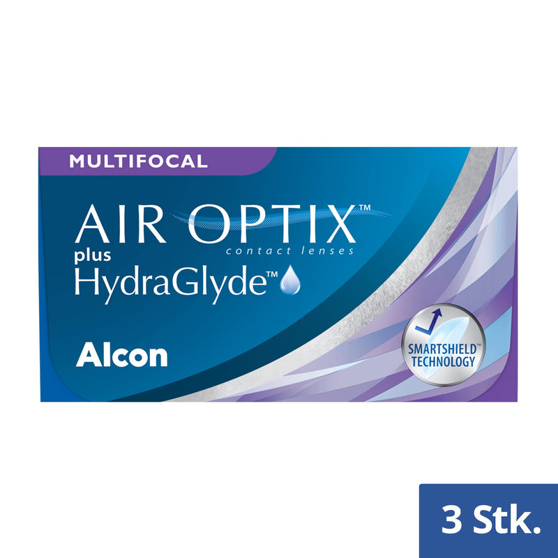 Air Optix plus HydraGlyde multifocal monthly lenses soft, 3 pieces, BC 8.6 mm, DIA 14.2 mm, ADD MED, +1 diopter 1.0 diopter 8.6 millimeters 14.2 millimeters medium Unknown - NewNest Australia