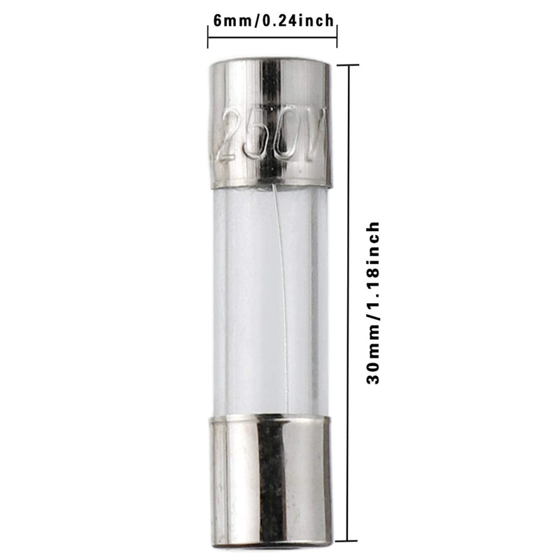BOJACK 15 Values 200 pcs Fast-Blow Glass Fuses Assortment Kit 5x20mm 250V 1 5 10 15 20A 6x30mm 250V 1 2 3 5 6 7 8 10 15 20A amp packag in a Clear Plastic Box - NewNest Australia