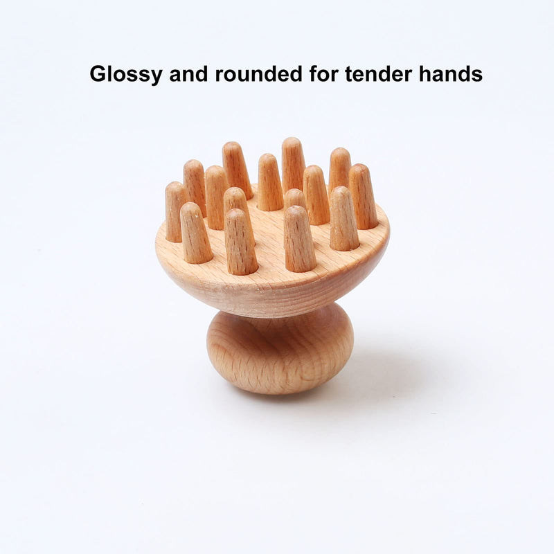 Wooden Mushroom Massager, Wooden Mushroom Shape Massager, Manual Massage Sets And Kits, Manual Wooden Massager, Anti-Cellulite Relief, Muscle Tension For The Overall - NewNest Australia