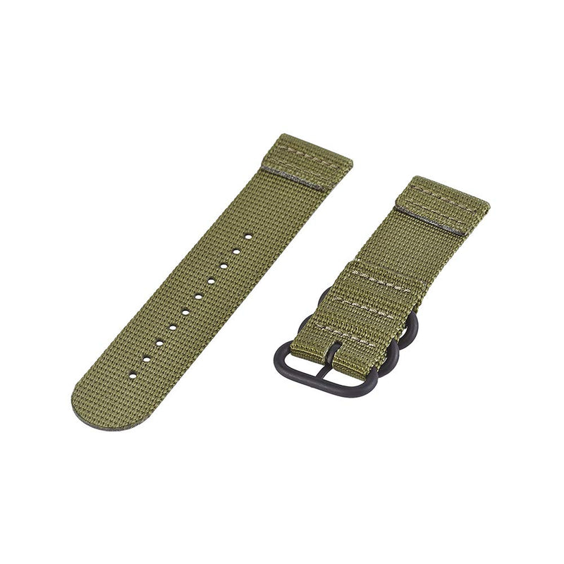 Hanyton Watch Wrist Band Compatible with Suunto Core, Premium Woven Nylon Canvas Strap Replacement Kit, 24mm Sport Strap, Lugs Adapter, Threadlocker, Screw Tools (B-Army Green) B-Army Green - NewNest Australia