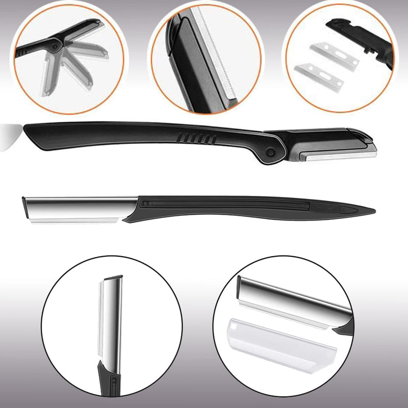 Professional Eyebrow Care Set, 9 Pieces Eyebrow Trimming Set, Tweezers Made Of Stainless Steel, Small Scissors, Eyebrow Scraper, Tool For Trimming Eyebrows For Men And Women - NewNest Australia