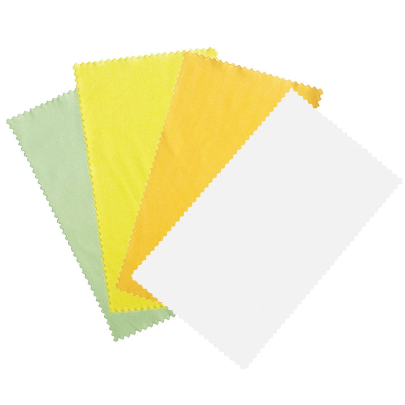 18 x Microfiber Cleaning Cloths for Cell Phones, Laptops, Tablets, Glasses, Silver and Sensitive Surfaces 18 Pack - 5.5 x 3 inch - NewNest Australia