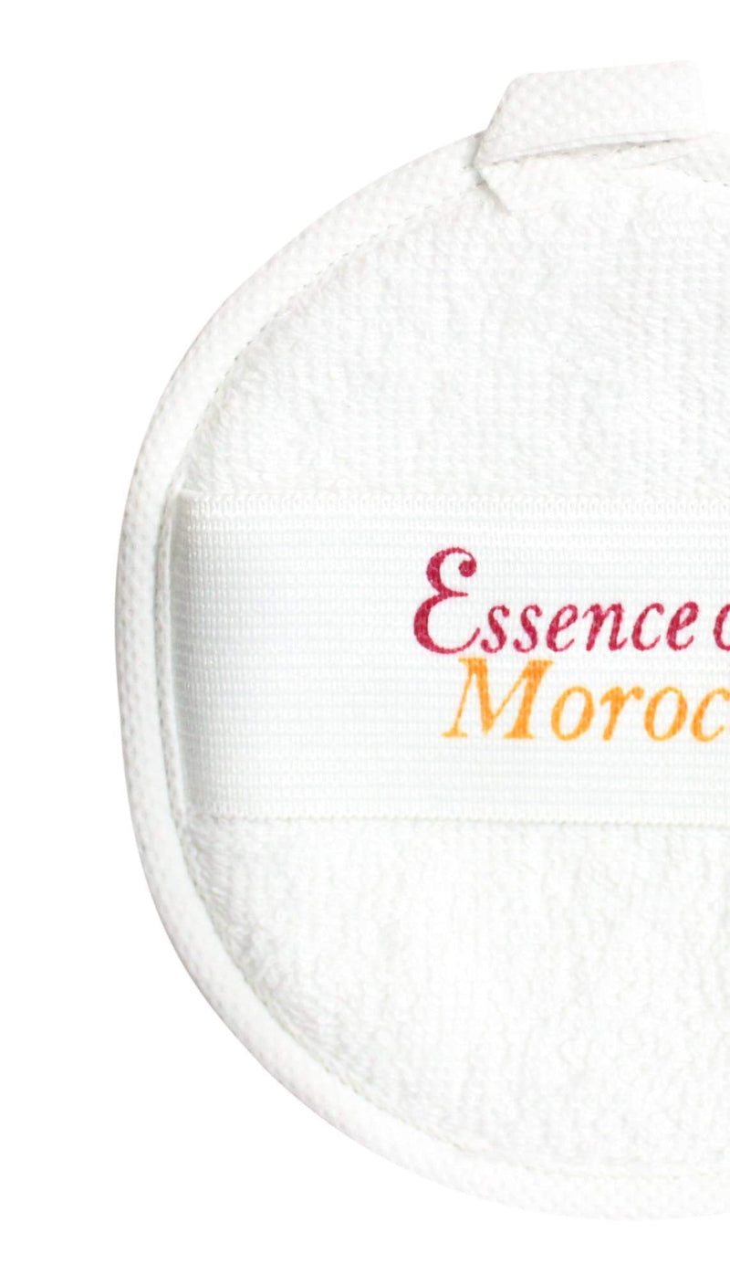 ESSENCE OF MOROCCO Moroccan Exfoliating Cleansing Facial Pad Kessa Reversible Dual Use as a Cleanser and Exfoliator for Face and Neck (Double Pack) Double Pack - NewNest Australia