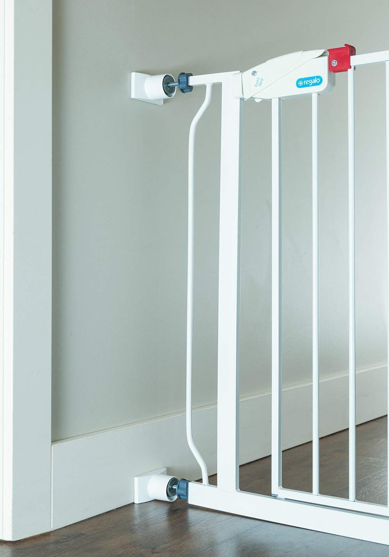 Wall Nanny Extender - 6 Inch Baby Gate Extension Kit (Made in USA) Extends Pressure Mounted Gates 6 Inches + Protects Walls - for Child, Pet & Dog Gates - Protector (4 Pack) - NewNest Australia