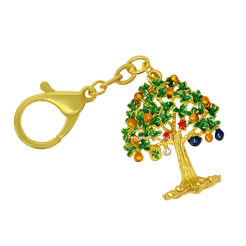 Feng Shui ACTIVATING PROSPERITY TREE KEYCHAIN Good Luck Relieved Life - NewNest Australia