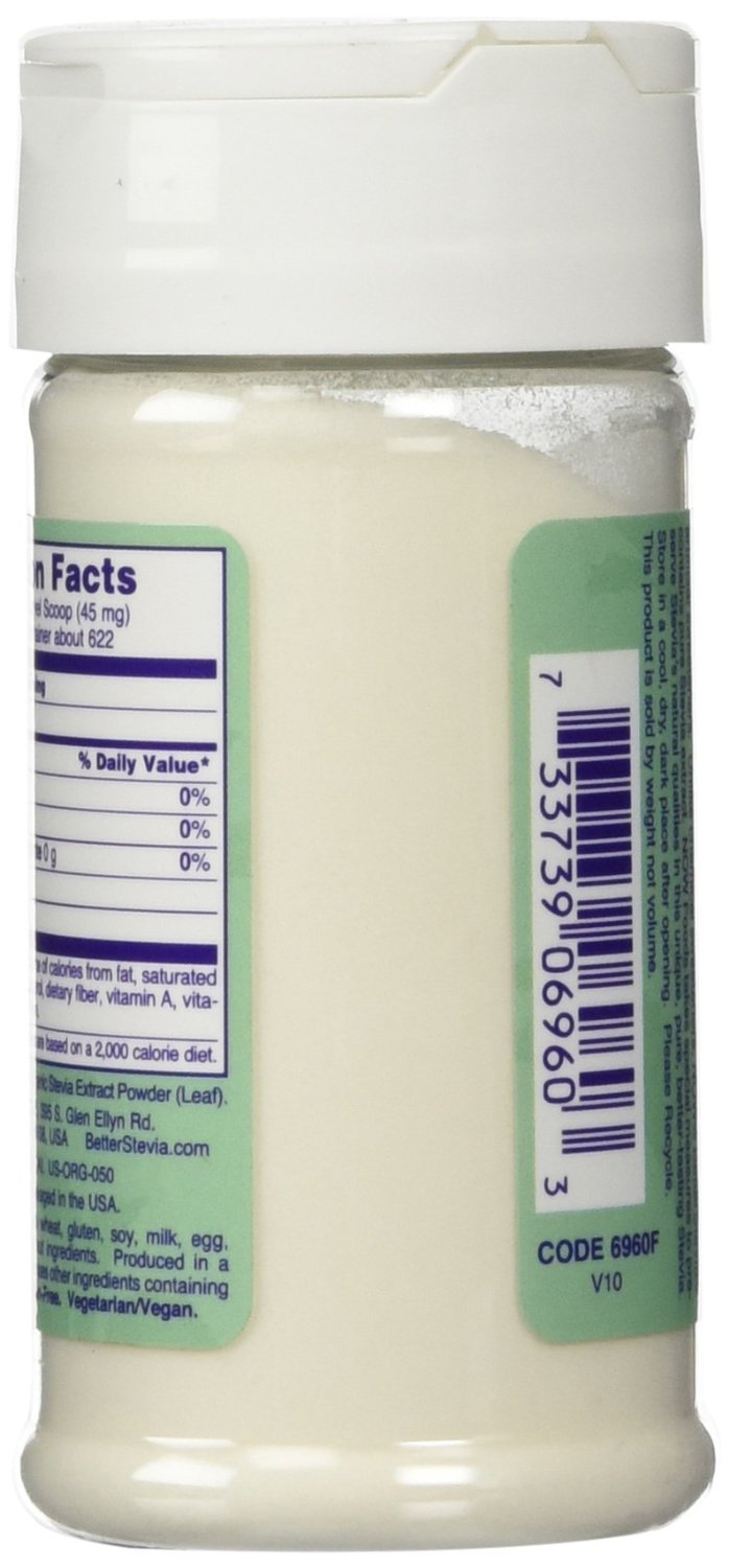 NOW Better Stevia Zero Calorie Sweetener Extract Powder, 1 Oz. 1 Ounce (Pack of 1) - NewNest Australia