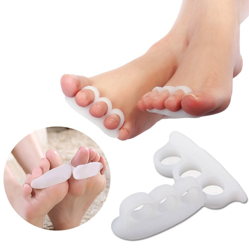 PEDIMEND Toe Separators for Hammer Toes - Gel Toe Straightener for Overlapping Toes - Ideal for Bent Toes/Crooked Toes/Curled Toes - for Men and Women - Foot Care (1PAIR - 2PCS) - NewNest Australia