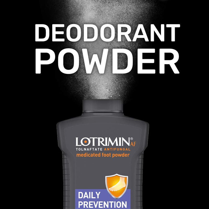 Lotrimin AF Athlete's Foot Daily Prevention Medicated Foot Powder, Tolnaftate Antifungal, Clinically Proven Prevention of Most Athlete's Foot, 3 Ounce (90 Grams) Bottle (Pack of 3) - NewNest Australia